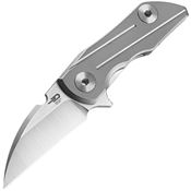 Bestech T2006A 2500 Delta Framelock Knife Grey Handles