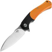 Bestech G32C Penguin Linerlock Knife Black/Orange Handles