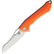 Bestech G28B Platypus Linerlock Knife Orange Handles