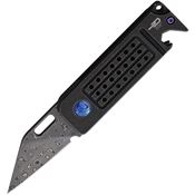 Bestech T2008A Damascus Knife Black Stonewash Handles