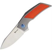 Reate 097 T2500 Framelock Knife Orange G10
