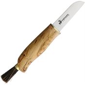 Karesuando Kniven 370140 Zwampe Mushroom Natural Fixed Blade Knife Natural Handles
