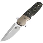 Bestech T2007A Freefall Linerlock Knife Black/Green G10 Handles