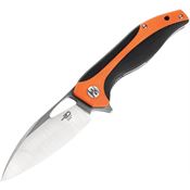 Bestech G26C Komodo Linerlock Knife Black/Orange Handles