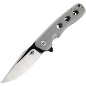 Bestech G33C1 Arctic Linerlock Knife Gray G10 Handles