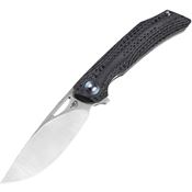 Bestech L01A Falko Linerlock Knife Black G10/Carbon Fiber Handles