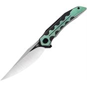 Bestech T2009C SAMARI Framelock Knife Green Handles