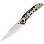 Bestech T2009D SAMARI Framelock Knife Bronze Handles
