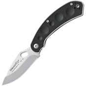 Black Fox 91 BF-91 Linerlock Knife Black Zytel Handles