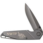 Case 18771 NWTF Tec X Linerlock Knife Gray Handles