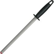 Eze-Lap D12 12 Inch Oval Sharpener with Black Plastic Handle