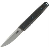 CRKT 7190 Symmetry Slip Joint Stainless Knife Black Handles