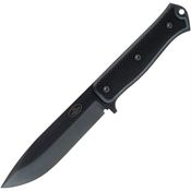 Fallkniven S1XBCLIP S1x Forest Clip Black Fixed Blade Knife Black Handles