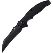 Kansept 1017A3 Copperhead Black Knife Black Handles