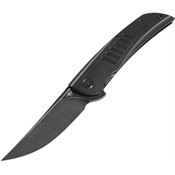 Bestech G30D Swift Black Stonewahsed Linerlock Knife Black Handles