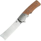 Bestech T2101B Spanish Tip Razor Framelock Knife Natual Handles