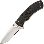 Browning 0428B Small Primal Linerlock Knife Black Handles