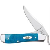 Case 25589 Russlock Knife Blue Jigged Bone Handle