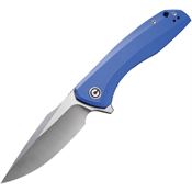 Civivi 801F Baklash Linerlock Knife Blue Handles
