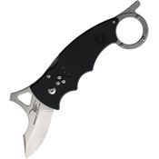 CSSD/SC Bram Frank Design 32 Desangut Spearpoint Knife Black Handles