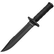 Boker Magnum 02SC004 John Jay Survival Fixed Blade Knife Black Handles