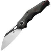 Bestech 2105D Nogard Black Stonewash/Knife black & red Handles