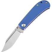 Kansept Knives 2026S7 Bevy Folder Stonewash Knife Blue Handles
