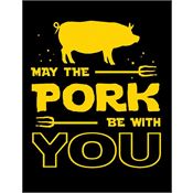 Tin Signs 2407 Pork Be With You Sign