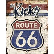 Tin Signs 2411 Your Kicks Route 66 Sign