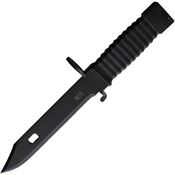Aitor 16068 Combat Clip Point Black Fixed Blade Knife Black Handles