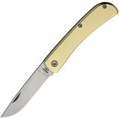 Bear & Son C137 Folder Knife Gold Handles