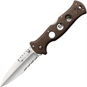 Cold Steel 10ABV3 Gunsite Counter Point Knife Brown Handles