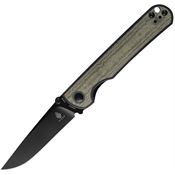 Kizer  3594C2 Rapids Linerlock Knife Black/Brown Handles