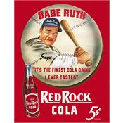 Tin Signs 149 Babe Ruth Red Rock Cola