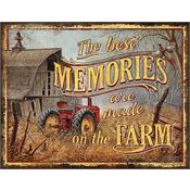 Tin Signs 2094 Farm Memories