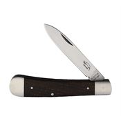 OTTER-Messer 268RAU OTT268RAU Levin Satin Folding Knife Smoked Oak handles