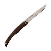 Barebones Living 2110 Solo Linerlock Knife Wood Handles