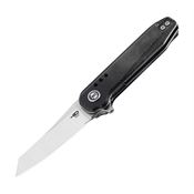 Bestech  G40D Syntax Linerlock Knife Black Micarta Handles