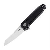 Bestech  G40A Syntax Linerlock Knife Black G10 Handles