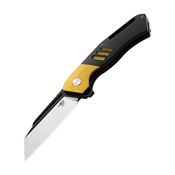 Bestech  G46A Rockface Linerlock Knife Yellow Handles