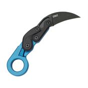 CRKT 4041B Provoke Kinematic Stonewash Knife Blue Handles