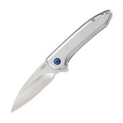 CRKT 5385 Delineation Framelock Knife A/O Silver Handles