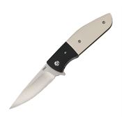 CRKT 2867 Curfew Assist Open Linerlock Knife White Handles