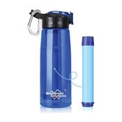 Simpure 001 Water Filter Bottle Blue