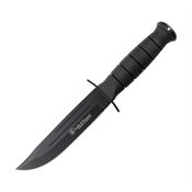 Smith & Wesson SUR2CP Search & Rescue Clip Black Fixed Blade Knife Black Handles