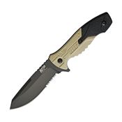 Smith & Wesson MPF2CSCP M&P Black Fixed Blade Knife Tan/Black Handles