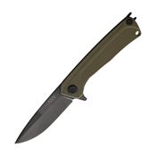 Acta Non Verba Z100024 Z100 Linerlock Knife with Olive DLC Handles