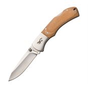 Browning 0368 Lockback Knife Maple Pakkawood