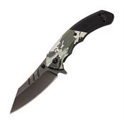 Browning 0467 Ovix Framelock Knife Black Handles