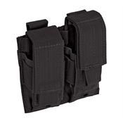 Red Rock 82023BLK Double Pistol Mag Pouch Black